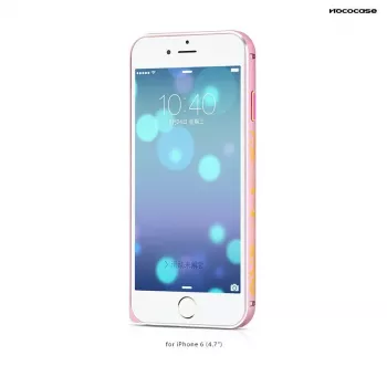 Hoco Good Fortune custodia bumper per Apple iPhone 6 / 6S HI-T027 rosa