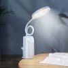 Hoco HX10 Lampada da tavolo con clip Bianco