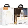 Hoco HX10 Lampada da tavolo con clip Bianco