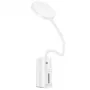 Hoco HX10 Lampada da tavolo con clip Bianco