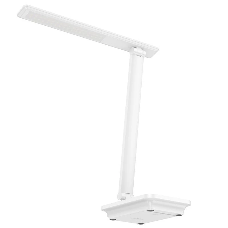 Hoco HX12 lampada da tavolo pieghevole per la protezione degli occhi bianca