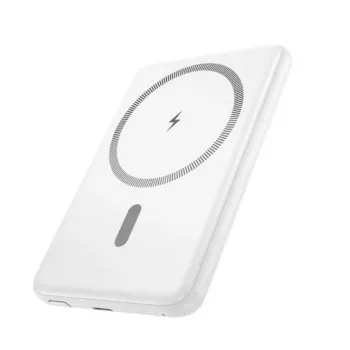 Power bank magnetico ultra-sottile Hoco J140A Tony PD20W (5000mAh) bianco