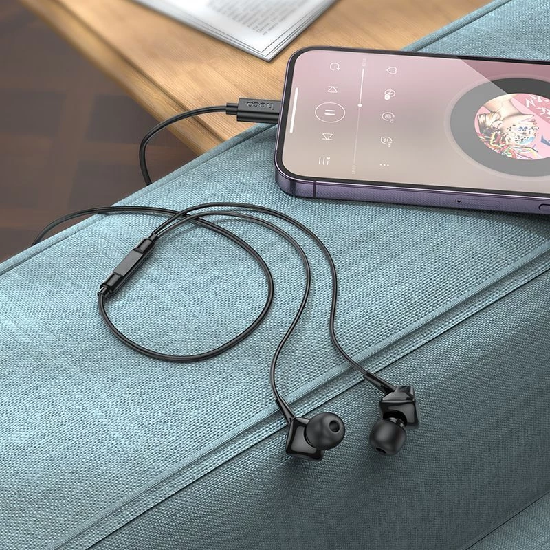 Hoco M113 Auricolari digitali universali Clear con microfono per iPhone/iPad (Lightning)