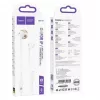 Auricolari universali Hoco M115 Sagacious con microfono, in-ear, con filo, jack 3.5mm, bianco
