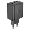 Hoco N51 Scenery caricabatterie PD65W (2C1A) GaN spina EU nero
