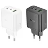 Hoco N51 Scenery PD65W (2C1A) Caricabatterie GaN spina EU bianco