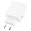 Hoco N51 Scenery PD65W (2C1A) Caricabatterie GaN spina EU bianco