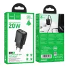 Caricabatterie Hoco N60 Gentle Single Port PD20W (EU) nero