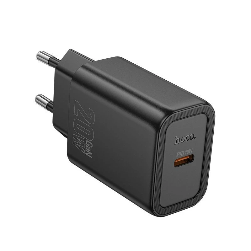 Caricabatterie Hoco N60 Gentle Single Port PD20W (EU) nero
