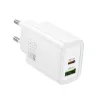 Hoco N61 Caricabatterie Gentle PD20W+QC3.0 (EU) bianco