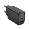 Hoco N63 Gentle Caricatore PD30W+QC3.0 (EU) nero