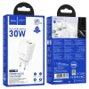 Caricabatterie Hoco N63 Gentle PD30W+QC3.0 (EU) bianco