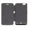 Custodia batteria ultra-sottile Hoco 3000mAh con cover in pelle per Apple iPhone 6/6S nera