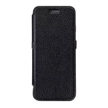 Custodia batteria ultra-sottile Hoco 3000mAh con cover in pelle per Apple iPhone 6/6S nera