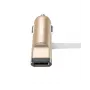 Hoco Cavo universale UCL01 multifunzione Apple + Micro USB, oro, 1m