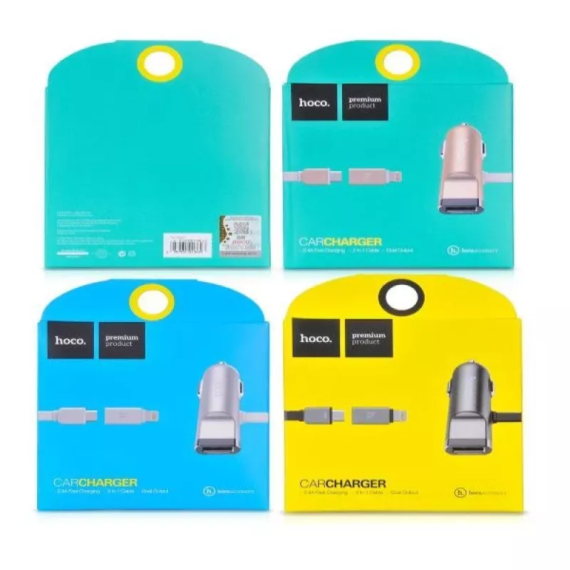 Hoco Cavo universale UCL01 multifunzione Apple + Micro USB argento 1,2 m