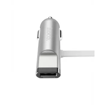 Hoco Cavo universale UCL01 multifunzione Apple + Micro USB argento 1,2 m