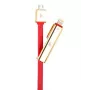 HOCO Universal UPL14 Lipstick Series Cavo di ricarica 2-in-1 (Apple Lightning + Micro USB) rosso