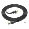 Hoco US07 General cavo di rete piatto in rame puro (5m) nero