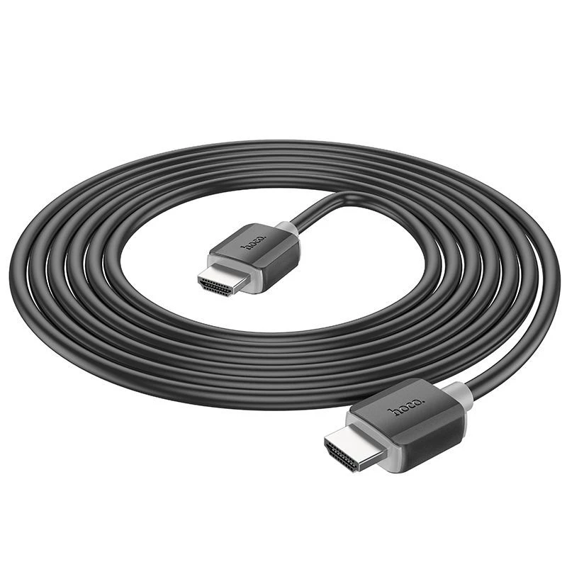 Hoco US08 Cavo HDMI 2.0 3m Nero 4K HDR Placcato oro