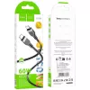 Hoco X109 Energy Cavo dati e ricarica in silicone 60W USB-C a USB-C 1m nero