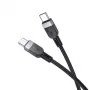 Hoco X109 Energy Cavo dati e ricarica in silicone 60W USB-C a USB-C 1m nero