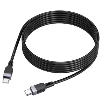 Hoco X109 Energy cavo dati e ricarica in silicone 60W USB-C to USB-C 3m nero