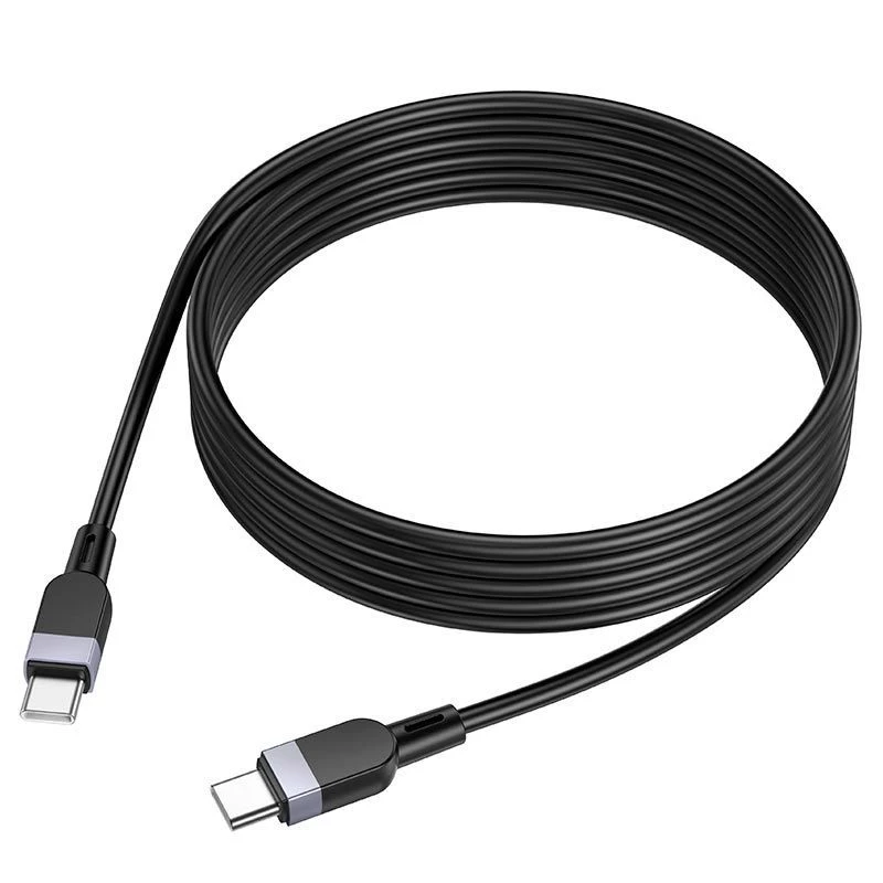 Hoco X109 Energy cavo dati e ricarica in silicone 60W USB-C to USB-C 3m nero