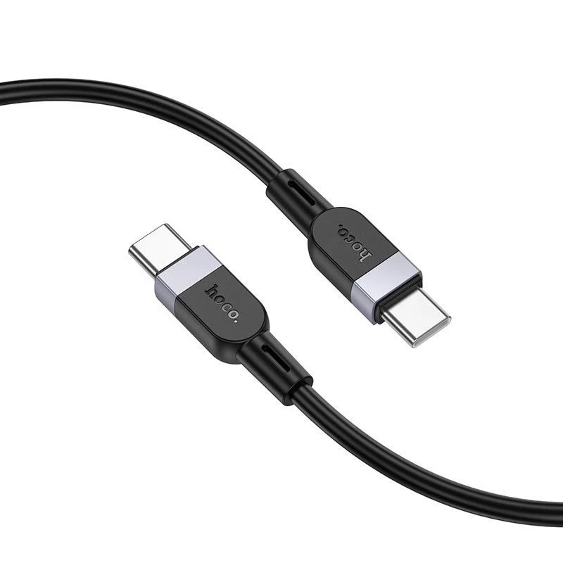 Hoco X109 Energy cavo dati e ricarica in silicone 60W USB-C to USB-C 3m nero