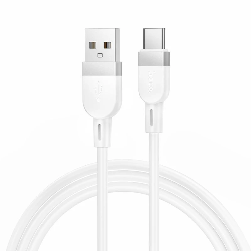 Hoco X109 Energy cavo dati e ricarica in silicone Type-C (L=1M) bianco
