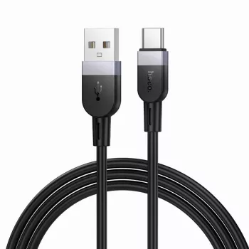Hoco X109 Cavo dati e ricarica in silicone Energy USB-A a USB-C 1m nero