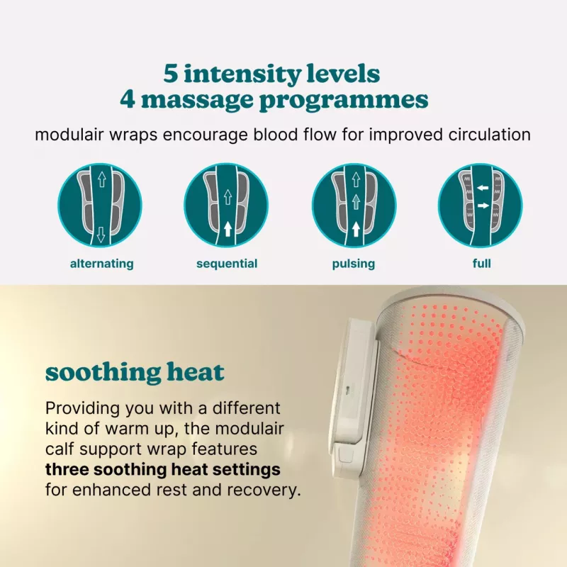 Homedics SR-CMC10H Modulair massaggiatore per polpacci con piacevole calore