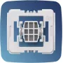 Homematic IP adattatore per Gira New Generation, confezione da 20, bianco, plastica, IP20, montaggio a parete, viti incluse