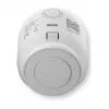 Homematic IP Indoor Camera basic (HmIP-CI-B) – Telecamera di sicurezza Wi-Fi 3 MP, bianco/nero