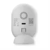 Homematic IP Indoor Camera basic (HmIP-CI-B) – Telecamera di sicurezza Wi-Fi 3 MP, bianco/nero