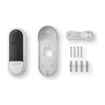 Homematic IP videocitofono HmIP-CODB, 3 MP, Wi-Fi, bianco