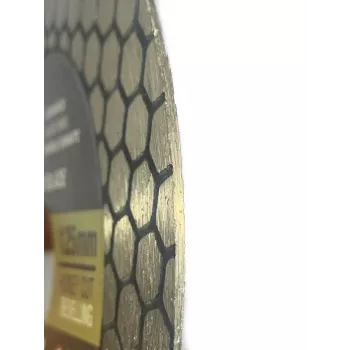 HONEY CUT Indian Professional Disco diamantato da taglio 125 mm, spessore 1,5 mm, foro 22,2 mm, forma turbo, taglio a secco per calcestruzzo, pietra, muratura, piastrelle, ceramica, pavimentazioni, 12200 giri/min