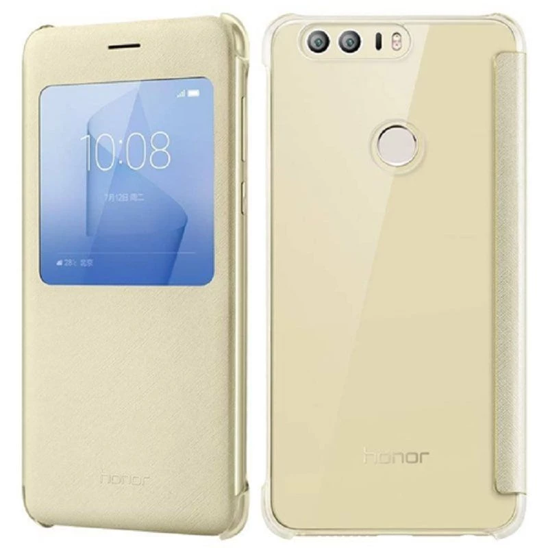 HONOR 8 Smart Cover oro - Flip Case con Smart Window
