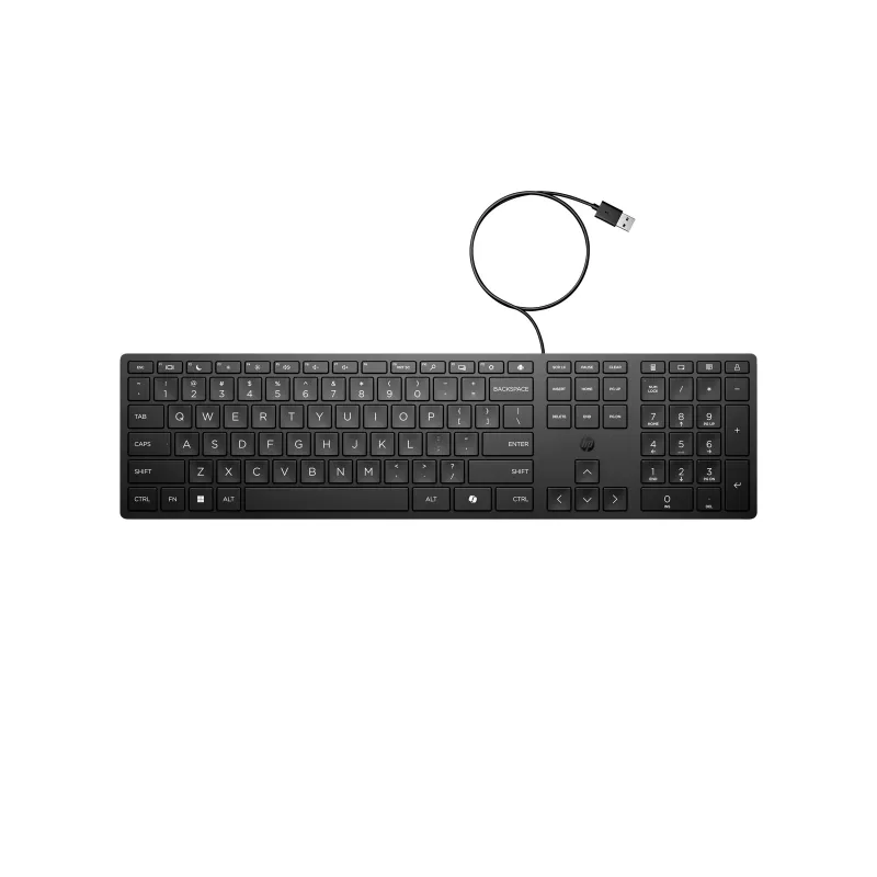 HP 320K tastiera con filo SmartBuy (EN) - nero - QWERTY - USB
