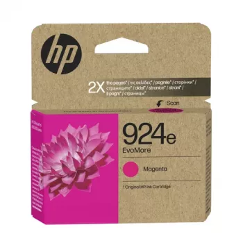 HP 924e EvoMore cartuccia d'inchiostro originale Magenta 10 ml, 800 pagine (4K0U8NE)