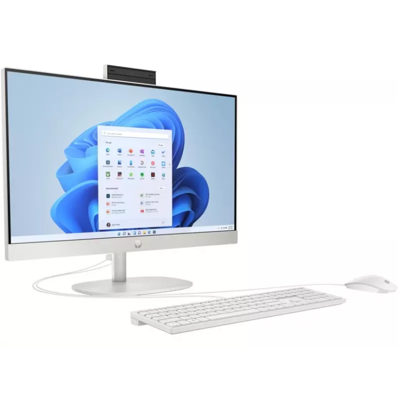 HP All-in-One 24-cr0009nf PC desktop, Intel Core i5-1335U, 16 GB RAM, 512 GB SSD, 23,8 pollici Full HD IPS display, Windows 11 Home, bianco (ricondizionato)