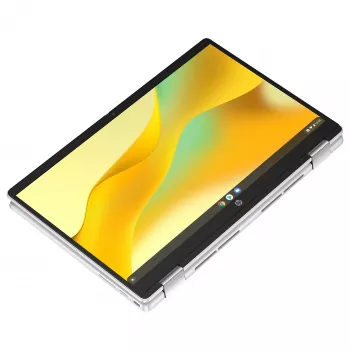 HP Chromebook x360 14b-cd0420ngx - convertibile 14 pollici FHD IPS touchscreen - Intel N200 - 8GB RAM - 128GB UFS - Chrome OS - argento