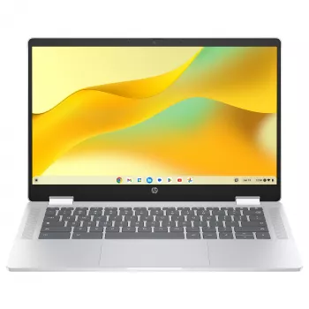 HP Chromebook x360 14b-cd0420ngx - convertibile 14 pollici FHD IPS touchscreen - Intel N200 - 8GB RAM - 128GB UFS - Chrome OS - argento