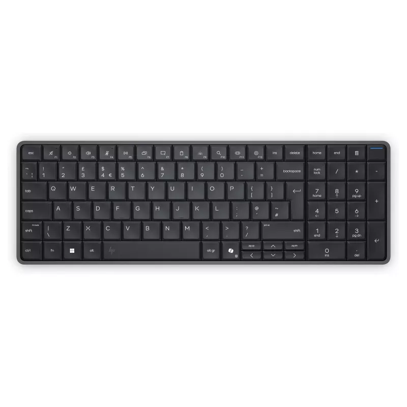 HP EliteBoard G1a Next Gen AI PC - AMD Ryzen AI 5, 16GB RAM, 512GB SSD, Windows 11 Pro, Wi-Fi 6E, nero