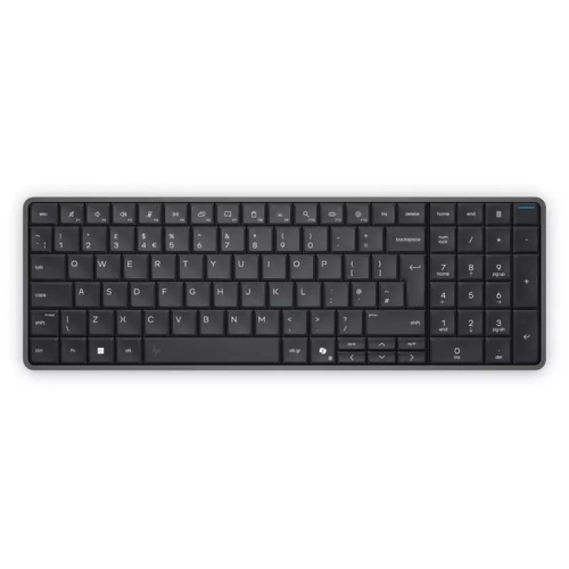HP EliteBoard G1a Next Gen AI PC - AMD Ryzen AI 5, 16GB RAM, 512GB SSD, Windows 11 Pro, Wi-Fi 6E, nero