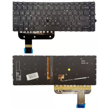 HP EliteBook 845 G7 Tastiera retroilluminata con Trackpoint, US inglese (QWERTY), nero