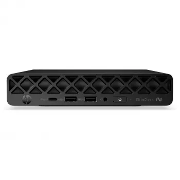 HP EliteDesk 8 Mini G2a Mini PC, AMD Ryzen AI 5 435, 16GB RAM, 512GB SSD, Windows 11 Pro, nero