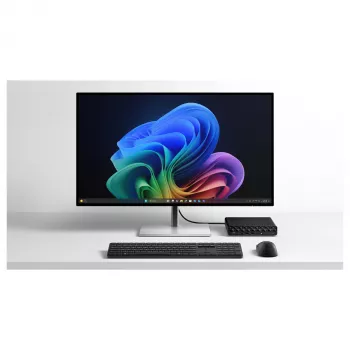 HP EliteDesk 8 Mini G2i Mini PC, Intel Core Ultra 7 356H, 32GB DDR5 RAM, 1TB NVMe SSD, Windows 11 Pro, nero