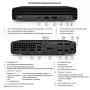 HP EliteDesk 805 G6 Desktop Mini | AMD Ryzen 5 PRO 4650GE | 16GB RAM | 256GB SSD | Windows 11 Pro (ricondizionato grado B)