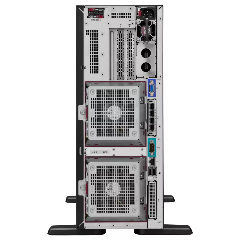 HP Enterprise HPE ProLiant ML350 Gen12 server tower, Intel Xeon 6505P 2,2GHz 12-Core, 64GB RAM, 8 SFF hot plug, MR408i-o, 2x1000W